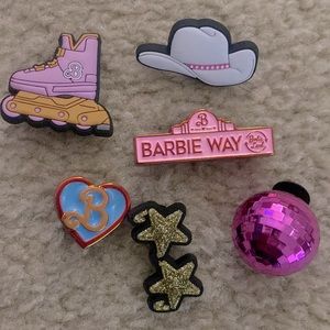 Barbie the movie croc charms